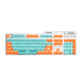 Black Jue AK35I Game Real Mechanical Keyboard Double Pair E-sports Chicken Lol Wired Laptop Desktop Computer Pink Cute Girls Office Typing Orange and Blue Double Pair Blue Axle