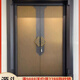 维诺亚铜门别墅大门双开门农村自建房镀铜对开子母入户门铸铝门定制 钢铜0.8镀锌龙骨PVC防火平方价