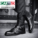 Cartelo Light Luxury High-End Spoced Toe British Schnürstiefel Herrenstiefel Inner erhöhte Martin Boots Herren Lederstiefel Schwarze Innere Erhöht 38 38