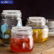 Scybe sealed jar glass sealed jar food grade glass bottle small glass bottle jam honey bottle Pandora 500ml