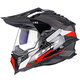 LS2 carbon fiber off-road tensile helmet motorcycle helmet men's motorcycle full helmet four seasons breathable double lens MX701 carbon fiber 6K-gray opening-summer ice silk head cover XL (recommended 58-59CM)