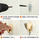 Fandiluo (fandiluo) new Chinese style gold hook single modern simple door back coat hook wardrobe clothes clothes hook light luxury wall hanging 825-Pearl gray small