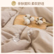 Antarctic fiber quilt double autumn and winter quilt 6Jin [Jin equals 0.5kg] 200*230cm light coffee
