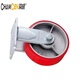 Roue / pièce PU rouge PLAT FRETPRES