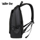 Walker Shop【轻奢品牌】电脑包男双肩包男轻奢皮膜商务旅行背包男书包 经典黑【礼盒装/顺丰速发】 15.6英寸