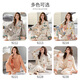 Pajamas Modallo pour les femmes au printemps et à l'automne en coton pur à manches longues d'âge moyen et aux vêtements de maison des mères âgés 2025 NOUVEAU 9214 COTTON PURE NOUVEAU AUTOMME M 160 Poids 80-100 Jin [Jin est égal à 0,5 kg]