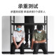盛宇洗衣机置物架架子滚筒翻盖上方阳台落地收纳架家 900*500*11980五层(默认白色黑