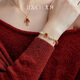 IL&CO You Ke Cute Snake Lucky Snake Year of the Snake Red Rope Bracelet Girl Snake Birthday Gift for Girlfriend Lucky Snake Year Red Agate Bracelet