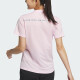 阿迪达斯 （adidas）短袖女装2025夏季新款训练健身跑步运动服舒适透气圆领半袖T恤衫 JF1478粉色 M