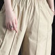 Coton Zimu et lin 2025 Vêtements printemps et été pour femmes, pantalon décontracté à neuf points, pantalon de fleur de harun lâche, mince, taille haute, pantalon de carottes polyvalents, 6636 Green militaire L (recommandé 115-125 Jin [Jin est égal à 0,5 kg]))