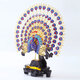 Bertha Denton Cloisonne Peacock Open Screen Ornament Cloisonné Emaille Home Crafts Hochzeit Geschenke Wohnzimmer Dekoration 50 cm