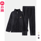 Fenten Couple Pajamas Women's Winter Velvet Thickened Coral Velvet Home Clothes Can be Weared Outside Zipper Warm Suit Men's Carbon Gray Single Men's L Recommendation: Female 110-124 Jin Jin equals 0.5 kg, male 126-146 Jin Jin equals 0.5 kg