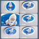 Menghu Kinderzimmer Fan Lichter Jungen und Mädchen Schlafzimmer Rocket Starry Himmel hoher heller Augenschutz intelligenter Fernbedienungssteuer-Deckenlampe 9194 Raketenfan-Wuji DIMP + TMALL ELF