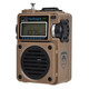 
Hanrongda HRD-701 upgraded version portable pocket full-band DSP chip digital display radio micro Bluetooth plug-in audio with lanyard plug-in old man radio khaki upgraded version