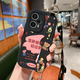 WAIDM红米note12turbo手机壳女款小米redmi note12pro保护套斜挎腕带挂绳note12tpor硅胶软壳note12r 【防摔贴皮红】HH1365 红米 Note 12 5G