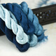 Other embroidery craftsmen No. 118 mulberry silk thread large Suzhou embroidery entangled velvet handmade embroidery thread embroidery thread ink blue embroidery thread No. 3 5 small