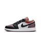 耐克（NIKE）Jordan Air Jordan 1 Low AJ1舒适百搭 防滑耐磨低帮复古篮球鞋 FB9908-102白褐紫女子 38 (240mm)