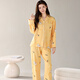 Catman 2025 new pajamas for women in spring and autumn Xinjiang cotton long sleeves trousers autumn women cute casual home 9249 M [Suggested 80-100Jin [Jin equals 0.5 kg]]
