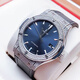 [Second-main 95 New] Hublot (Hublot) Classic Fusion Series Men's Watch 511.nx.7170.lr Automatique Business Men's Watch 45 mm-Rear Diamond-Set-511.nx.7170.lr