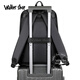 Walker Shop【轻奢品牌】电脑包男双肩包男轻奢皮膜商务旅行背包男书包 经典黑【礼盒装/顺丰速发】 15.6英寸