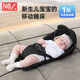 纽贝乐（NewBealer）婴儿背带腰凳新生儿横抱式抱娃神器小月龄宝宝前后两用多功能抱托 灰色：升级横竖组合版，可坐可躺