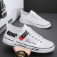 Changxiang huili masculin's chaussures 2025 Summer Sumy Polydoule Low-top Chaussais toile Chaussures pour hommes Sneakers décontractés de style coréen Chaussures Black Men's Black 42
