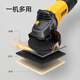 Deli angle grinder household high-power cutting machine grinder multi-functional industrial grade power tool polisher 760W angle grinder rear switch + free accessory gift package