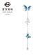 Caibai Jewelry Platinum Earrings Pt950 Oriental Garden Butterfly Shadow Series Fashionable Butterfly Earrings (Single) Price BD Platinum Earrings (Single) About 2.02g