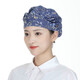 Wobaren chef hat home cooking nurse hygiene dust hat anti-smoke baking work hat tooling baking catering food navy flower