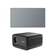 Philips (Philips) 725 Proyector/bambú de la imagen del marco de la imagen del cristal de carbono Juego de cine en casa Juego de sala de estar y máquinas de dormitorio Philips 725+8k Resistencia a la luz de cristal de carbono 110 pulgadas [Instalación del paquete]