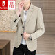 Pier Cardin printemps et automne imitation Suit en laine Veste pour hommes épaissie de style coréen occidental veste mince de corps à la mode
