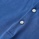 Hongdu kurzärmelige T-Shirt Herrengeschäft mit mittlerem Alter lässig dünn Lösches Blau-Arbeit Gentleman's halbärmelig T-Shirt Blue Th6223-1 M 170/88a