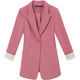 Zhidou Dou Dou Small Suit Veste pour femmes 2021 Vêtements d'été printemps et automne Nouveau gingembre à la tendance du haut de la longueur et du gingembre 9859 pour 96-105jin [Jin est égal à 0,5 kg]))