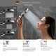 Hansgrohe (Hansgrohe) rain shower constant temperature shower set German original imported rain rainfinity wall shower concealed main recommendation: white 250mm large top spray
