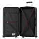Fandia suitcase men's 32-inch large-capacity leather case oversized trolley case large-size women's suitcase password box black