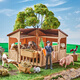 
Lebeifu simulated animal model toy set zoo tiger wild farm boy birthday 61 Children's Day gift