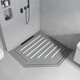 Fantasy Island sunken bathroom slate shower board bathroom foot non-slip stone floor tiles bathroom shower room floor pedal custom shower board 2-piece set no stone base square number 1.6