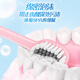 Cold Sour 46-hole wide-head soft soft toothbrush high-density implant antibacterial adult toothbrush 6 packs of color random