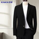 Костюм Romon Suit Мужской стройный и осенний бизнес молодежь маленький костюм повседневный отдельный западный куртмальный профессиональный костюм Top костюм