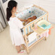 Best Love multifunctional baby diaper table baby bb shaker solid wood newborn changing touch table massage bathing care table side panel shakeable diaper table