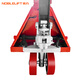 Nuoli Electronic Scale Forklift Manual Hydraulic Handling Tamin 2T Pallet Forklift Forklift Pesking Trailer Construction Site de construction Pushing and Tiling Goods Artefact Cargo Forks Extérieur Extérieur 690 * Longueur 1220 mm sans imprimerie