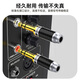 Akihabara (CHOSEAL) 6.35 large three-core audio head 6.5 stereo audio connector Microphone microphone connector KTV audio box engineering accessories 2 packs QS9922