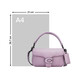Entrenador (entrenador) Bolsa para mujeres Classic Crossbody Bags Crossbody's Women's Casual Simple Single-Hohor Bolship Exquisito Trendy Mahjong Bag Purple C3880V5NBC