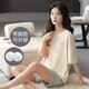 
LangSha (LangSha) pajamas with chest pad for women in summer short-sleeved thin cotton breathable home clothing for girls in summer LYSM6210 XL Recommended 165-170CM/120-140Jin [Jin equals 0.5 kg]