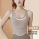 Victoria Traveler Yoga Suit Set Women's Fitness Suit Summer Professional Pilates Training Suit Running Sports Set with Chest Pad L