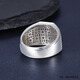 Jibaolou Pt950 platinum ring men's platinum ring couple's ring live promise g 17.44#