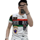 
Cooqi European Station 2024 ice silk men's summer round neck printed clothes T-shirt short-sleeved loose slim body clothes light luxury 673 [New style] XL Recommended 120-135Jin [Jin equals 0.5 kg]