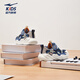 Hongxingerke (ERKE) children's shoes, boys and girls casual shoes, children's small and small children's cushioning light sports shoes hidden deep blue/glacier white 35