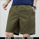 
YLIN TOMMY American Tommy Tommy Shorts Men Flagship Summer Casual Cropped Pants Men Pure Cotton Straight Beach Pants Men 9215 Bean Green 2XL Recommended 145-160Jin [Jin equals 0.5 kg]