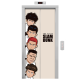 
Elevator door stickers, one elevator, one household thickened cartoon elevator door decoration stickers, slam dunk master color change film feel one elevator WW686 big